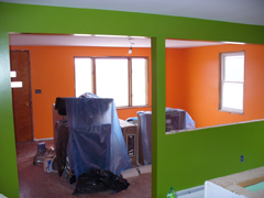 Click here for a larger view of this interior house painting project